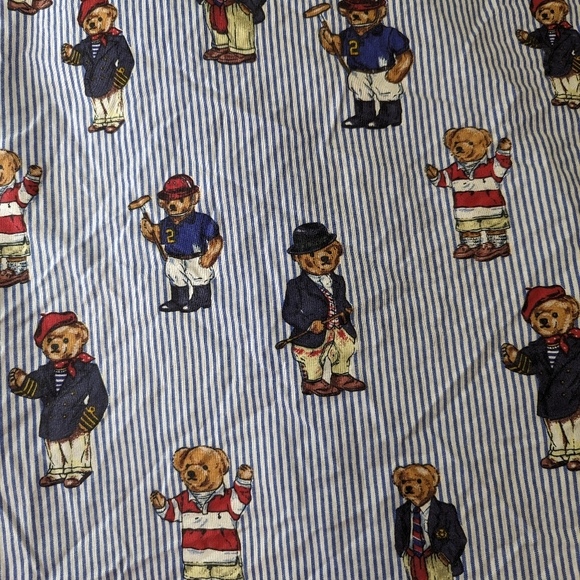 Polo by Ralph Lauren Bedding Ralph Lauren Polo Bear Vintage Fitted Sheet Full Double Teddy